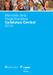 Memòria de la Regió Sanitària Catalunya Central ( 2010 )