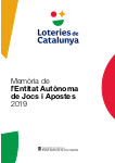 Memòria de l’Entitat Autònoma de Jocs i Apostes ( 2019 )