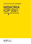 Informe anual de actividades. Memoria ICIP ( 2021 / 2021 )